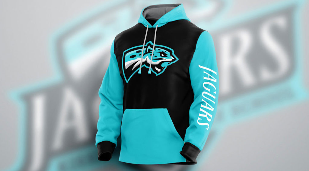 jaguars middle school logo design sports team hoodie design