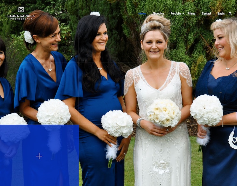 laura wedding photography logo design