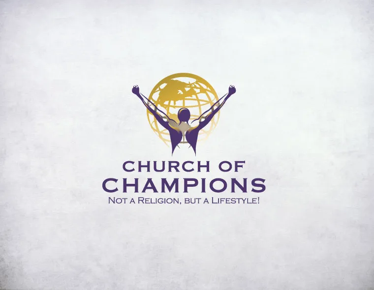 church of champions logo design