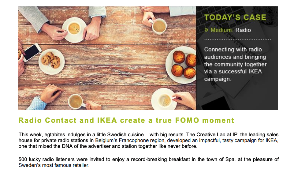 Screenshot at IKEA FOMO Case Study