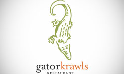 Gator Krawls Local Logo Design