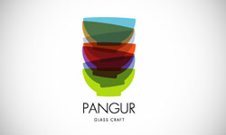 Pangur Glass Craft Logo Design