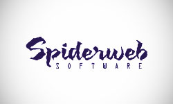 Spiderweb Video Game Logo Design