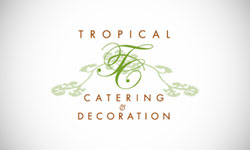Tropical Catering and Decorating Logo Design