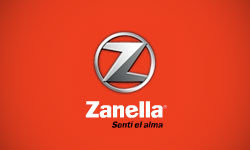 Zanella Biker Logo Design