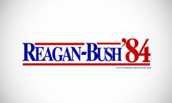 Reagan 1984 Logo Design