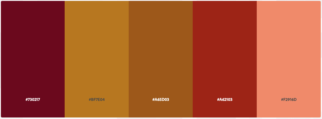 Rebel Archetype Color Palette