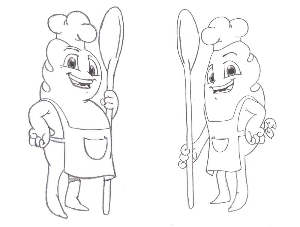 PreciBake Bernie 3D character design detail