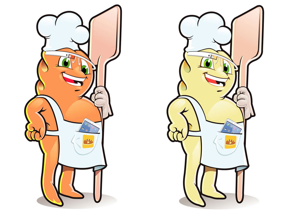 PreciBake Bernie 3D character design