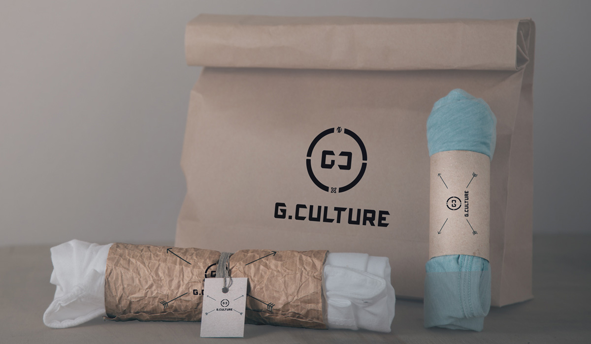 G.CULTURE logo design detail