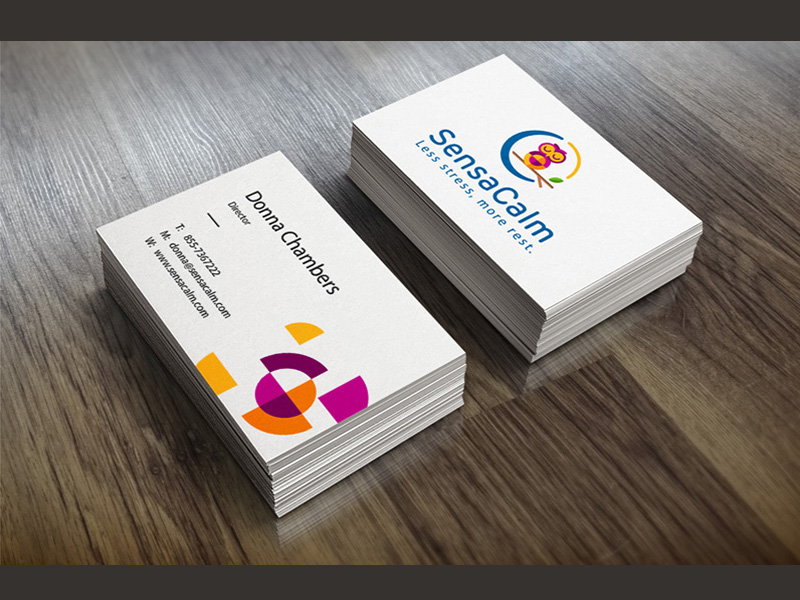 sensacalm logo design sensacalm logo design