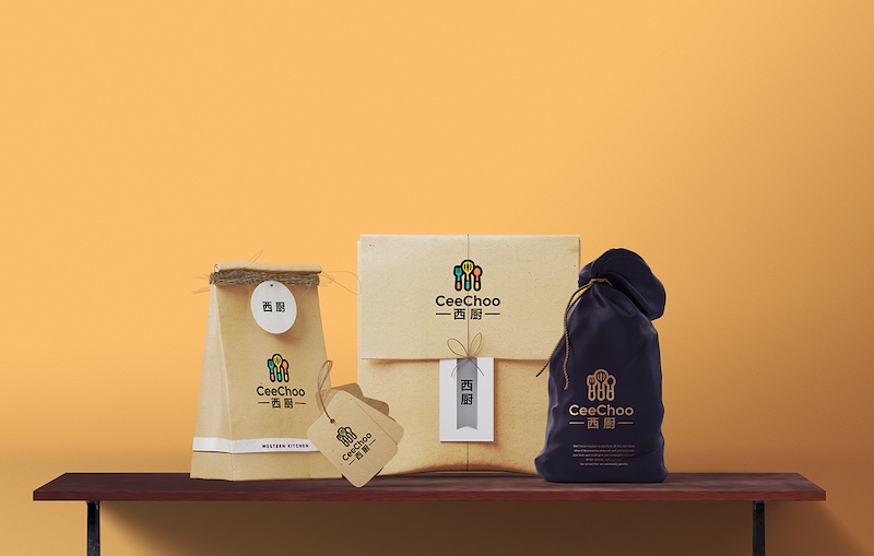 Chinese Recipe Website Brand Logo