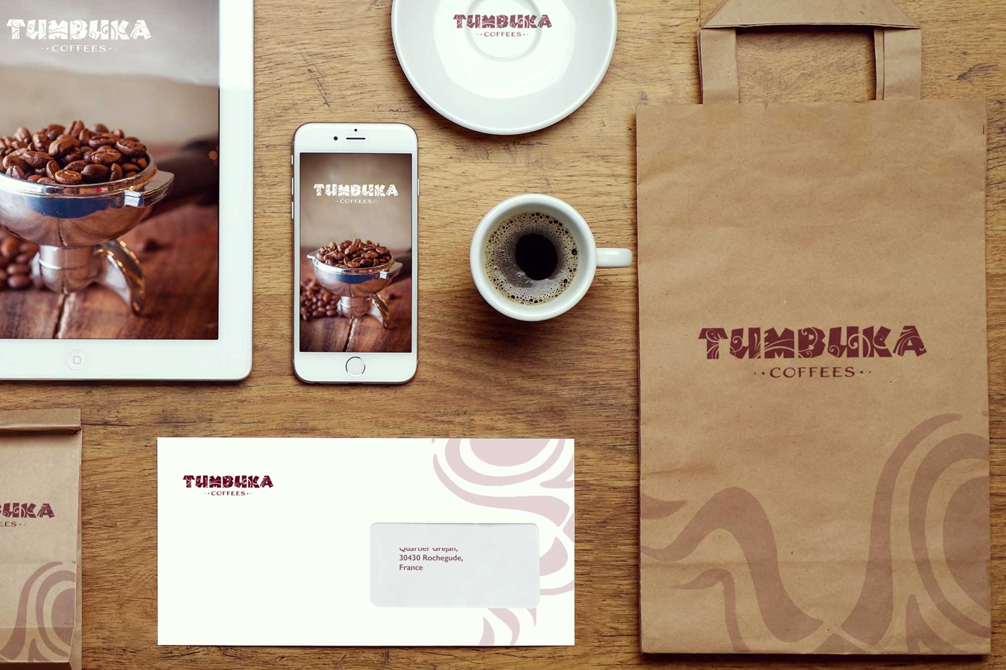 French Coffee Startup Branding
