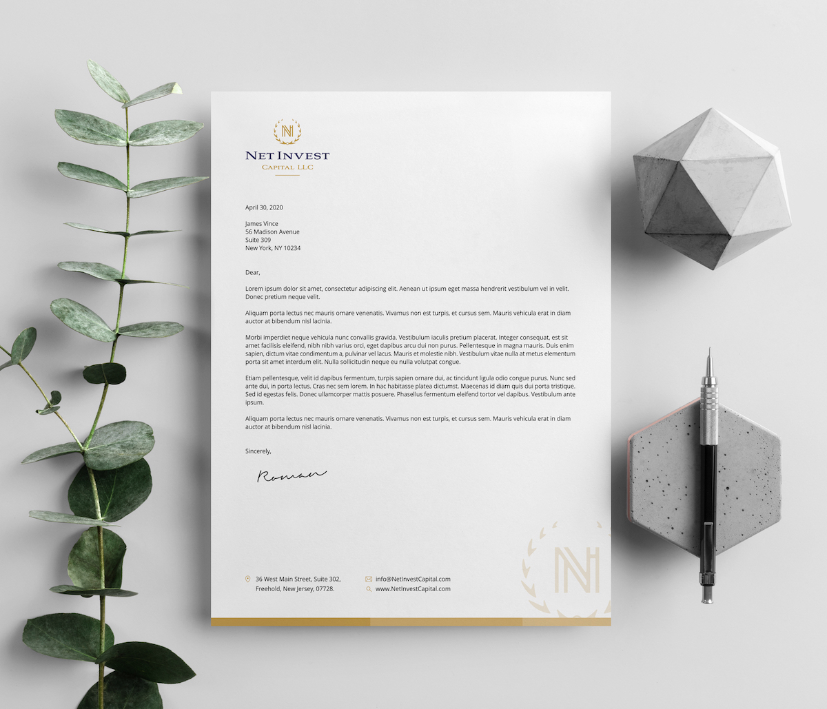 Net Invest Capital brand applications