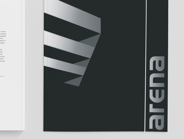 Arena Construction complete brand identity system