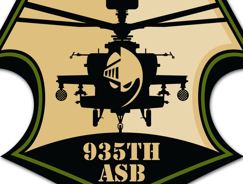 Det 3 B 935th ASB US Army Branding