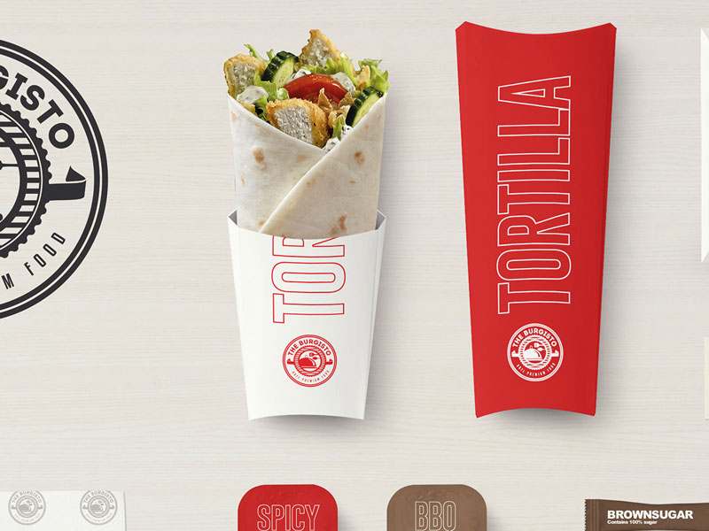 The Burgisto complete brand identity