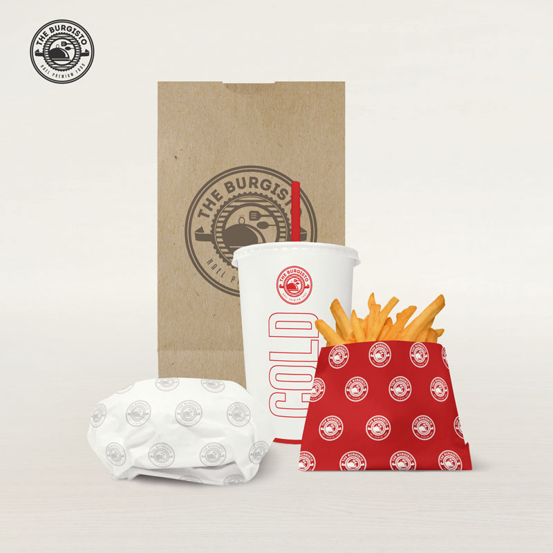 The Burgisto brand identity system