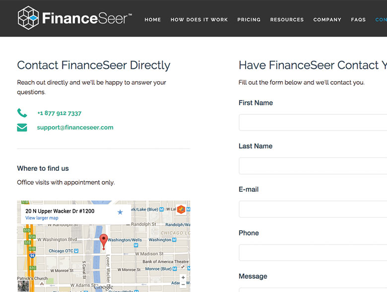 FinanceSeer brand applications