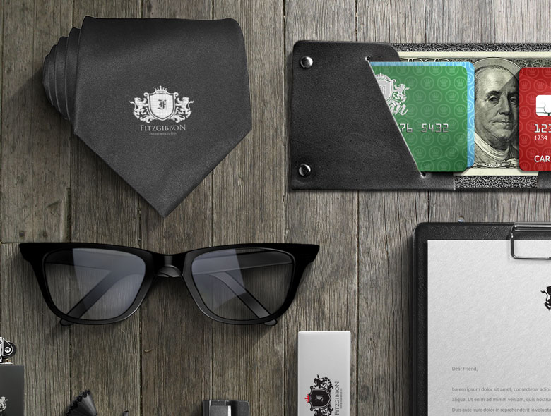 Fitzgibbon Investments logo design detail