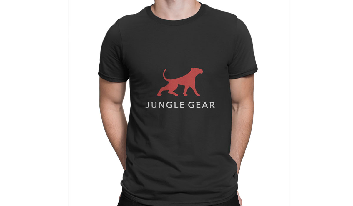 Jungle Wear brand identity applications