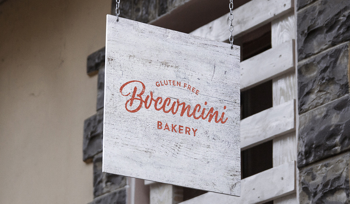 Bocconcini Bakery brand identity system