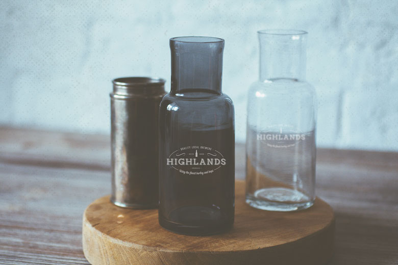 Highlands Brewers brand identity system