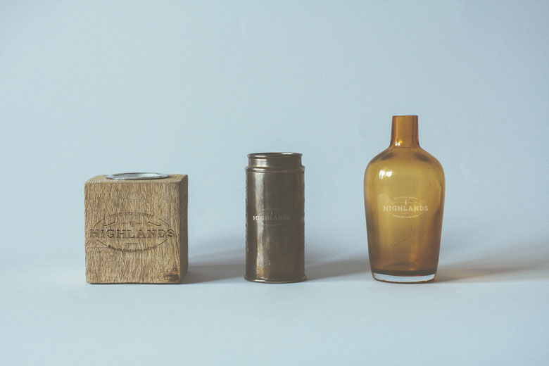 Highlands Brewers logo design applications