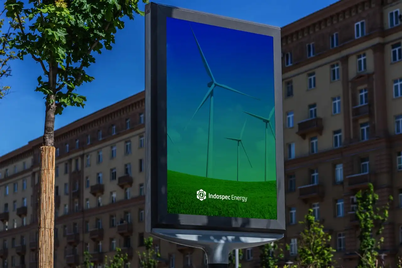 INDOSPEC energy brand identity system