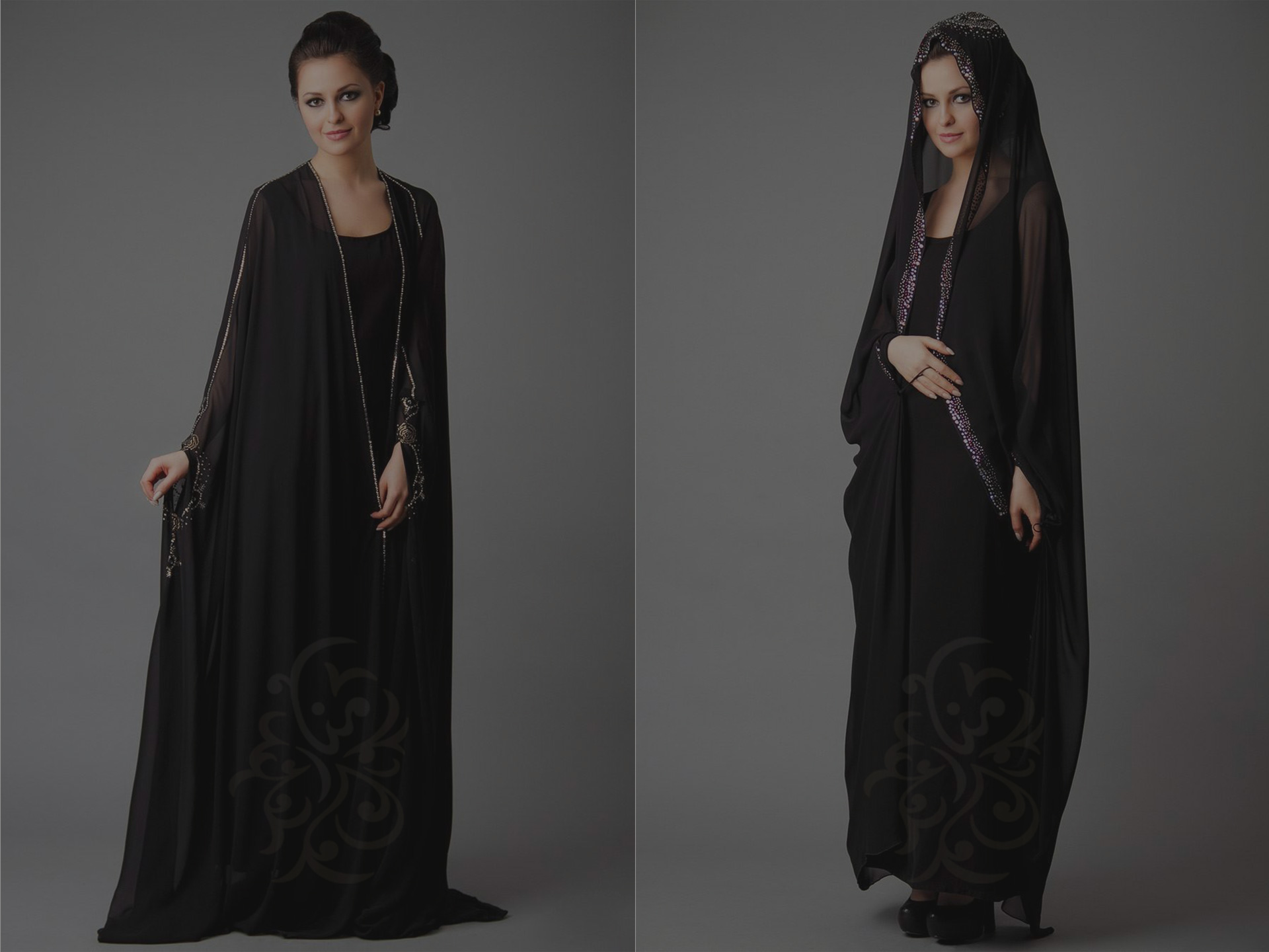Manar Al-Rawi abaya brand identity