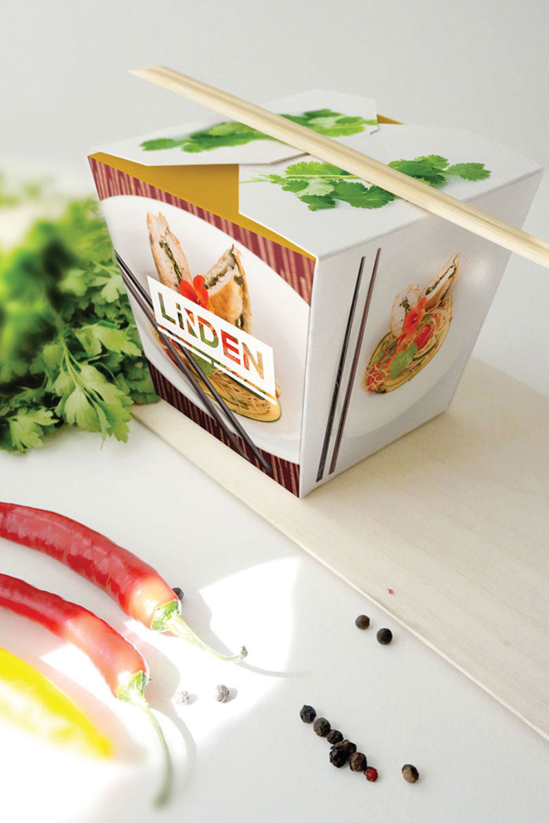 Linden Foods packaging design