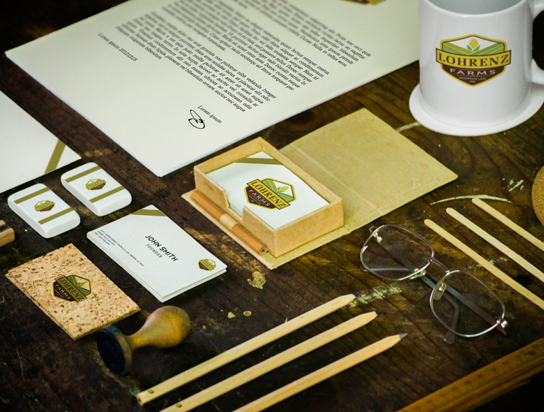 Lohrenz Farms brand identity system