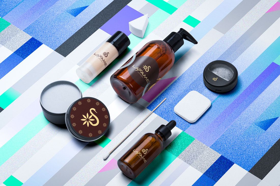 La Fame logo design applications