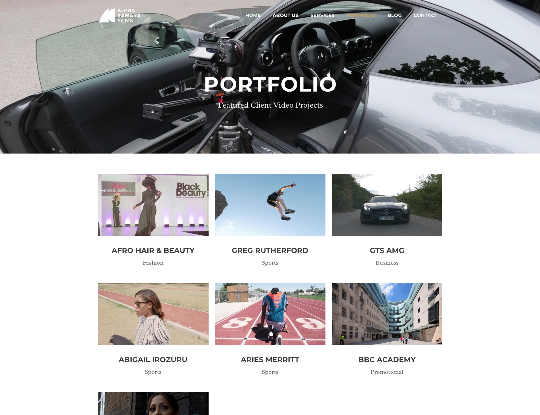 AlphaKamara Films brand identity system