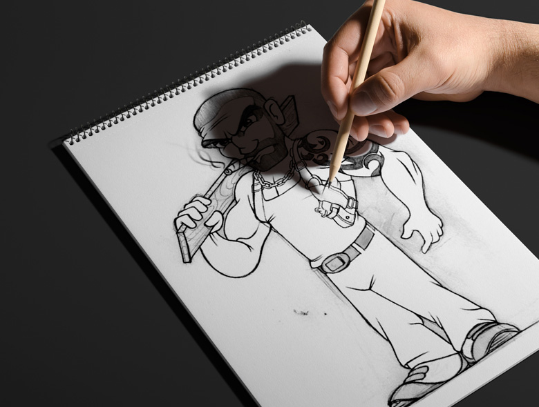 The Real Mob mascot character development