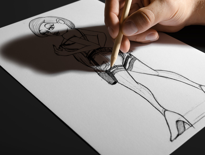 The Real Mob character sketches