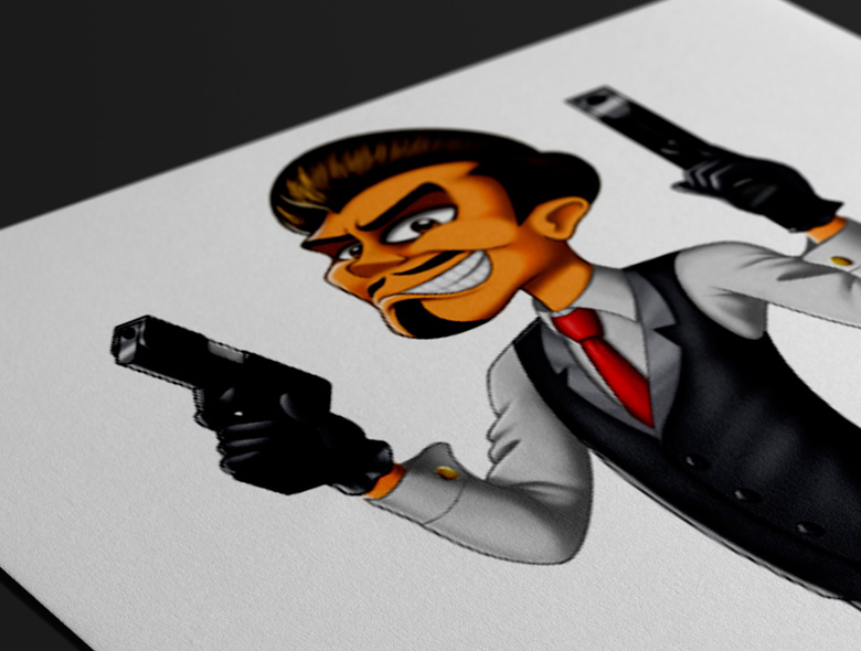 The Real Mob character design process