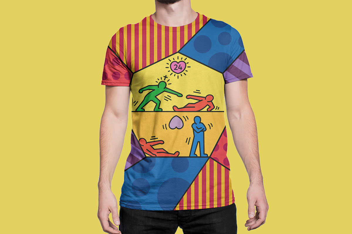 M.O.R.E. positivewear brand identity and logo design