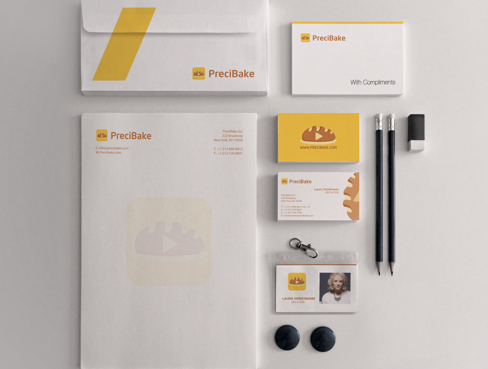 PreciBake brand identity system