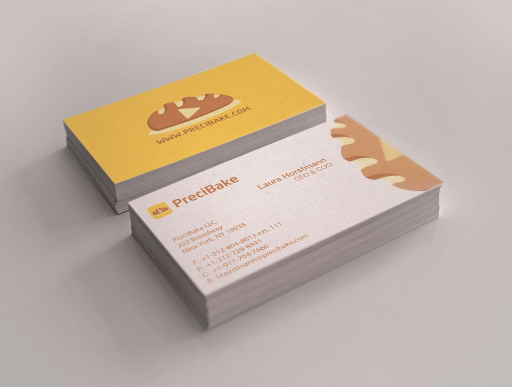 PreciBake logo design applications