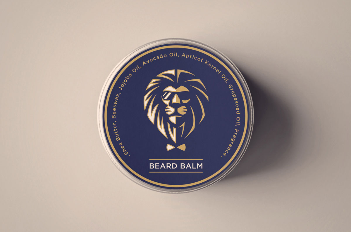 Dapper Yankee premium men's grooming branding and logo design featuring lion mascot