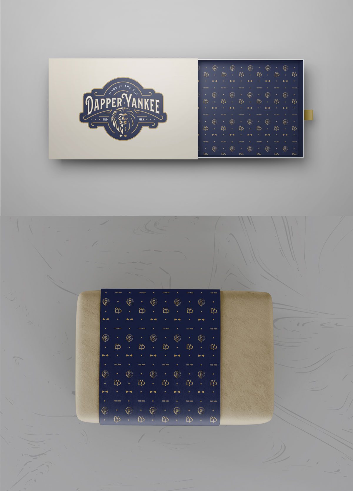 Dapper Yankee brand pattern design