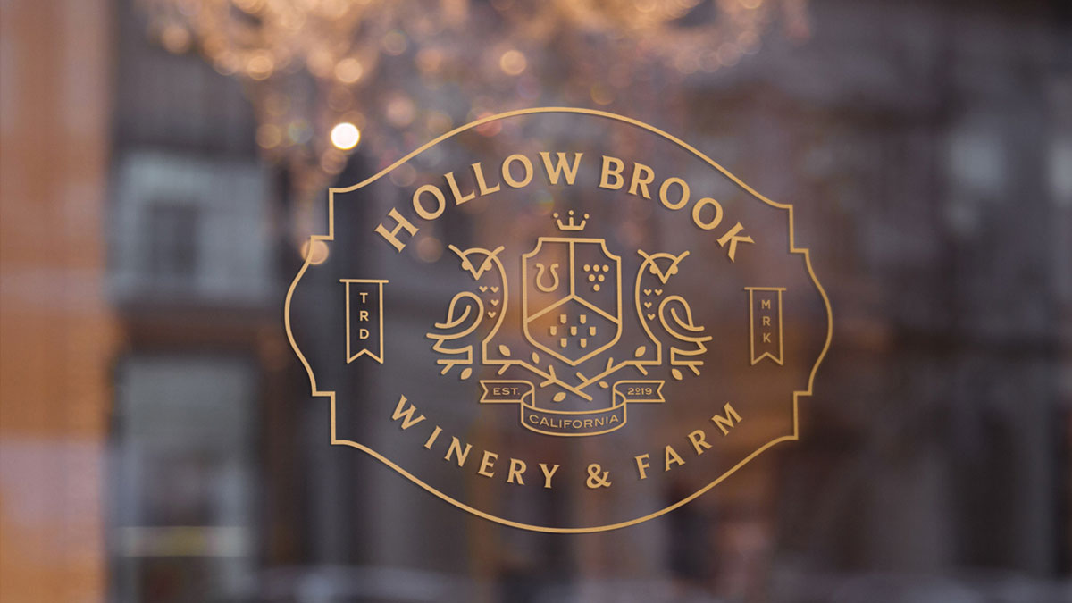 premium wine label branding