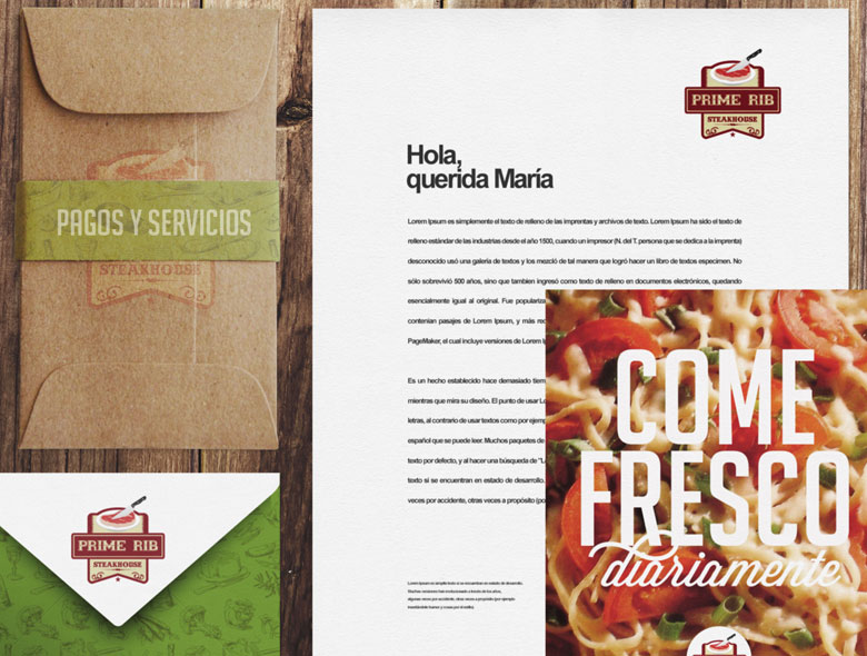 Prime Rib Steak House brand applications