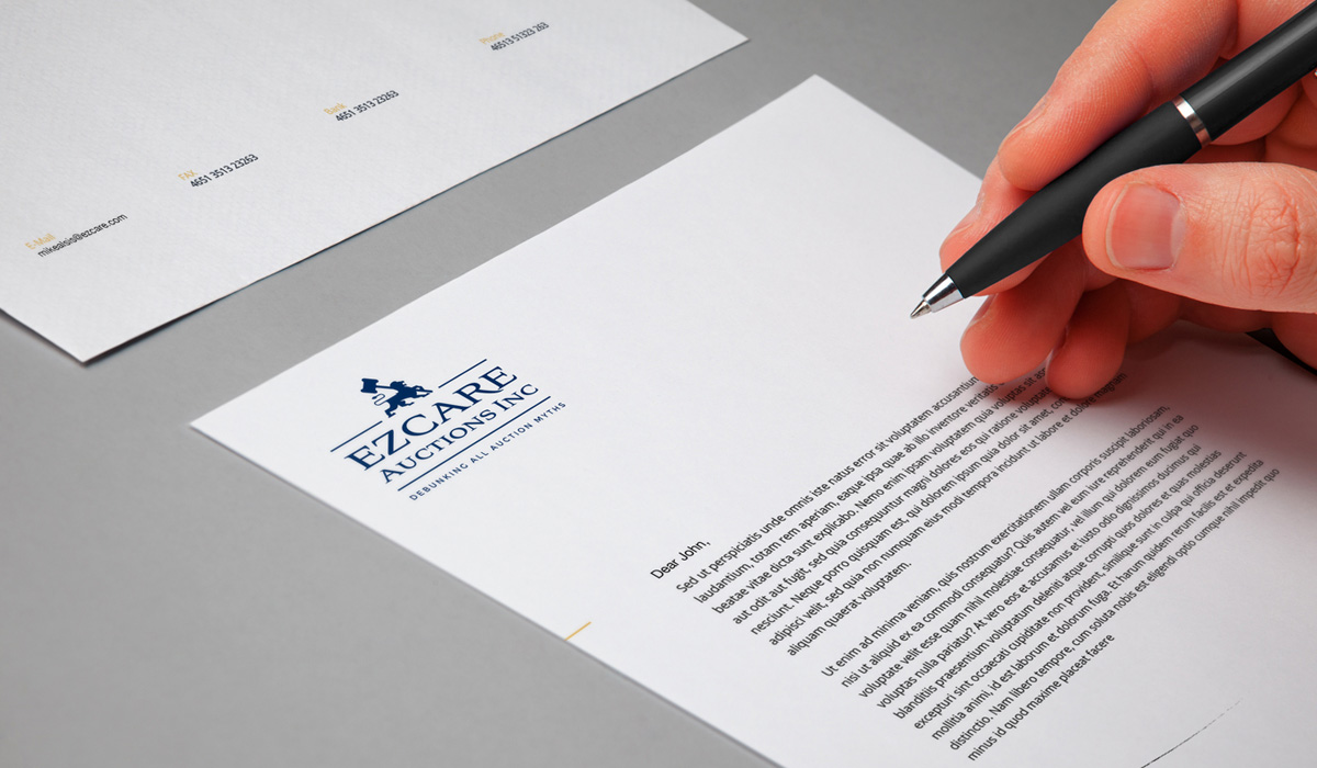 EZCare Auctions visual identity guidelines