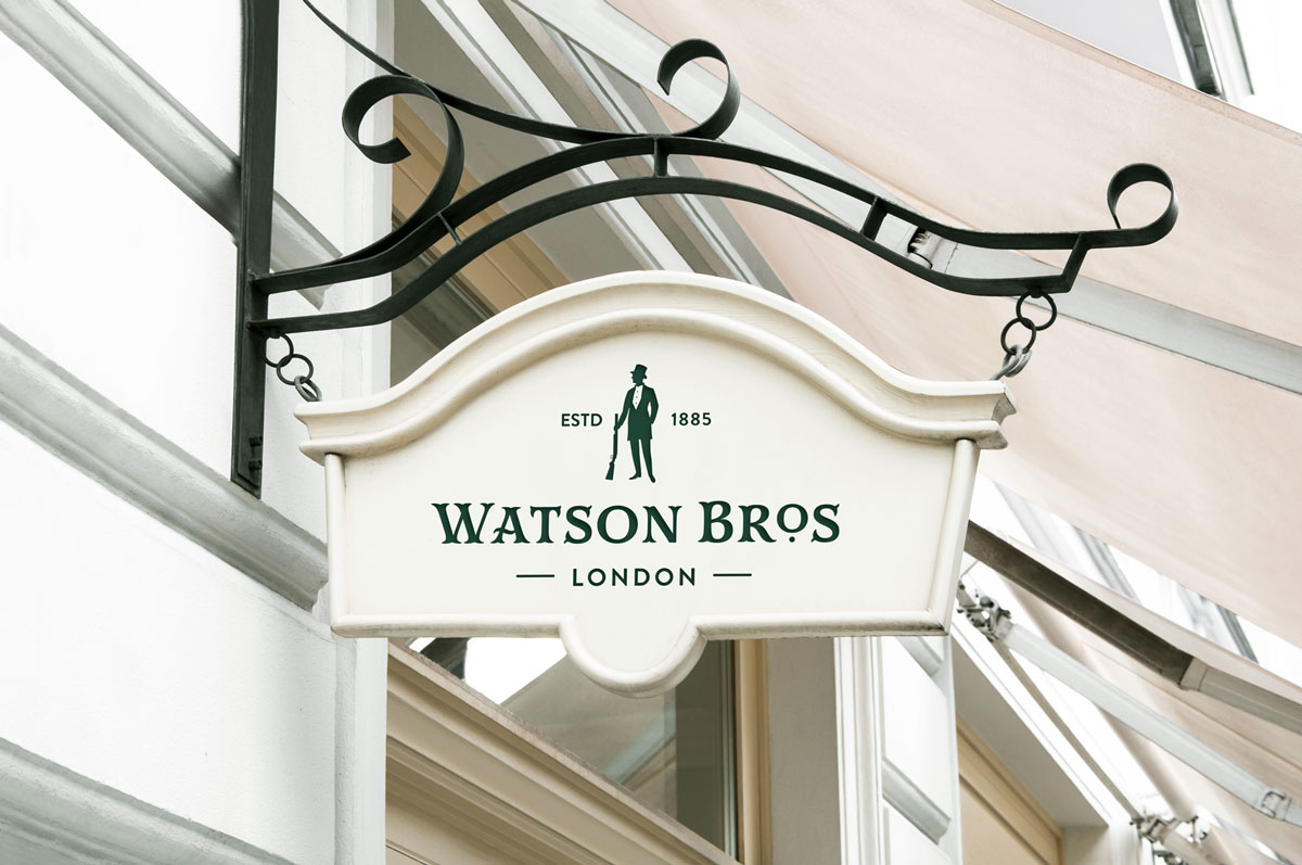 Watson Bros. logo design and typography