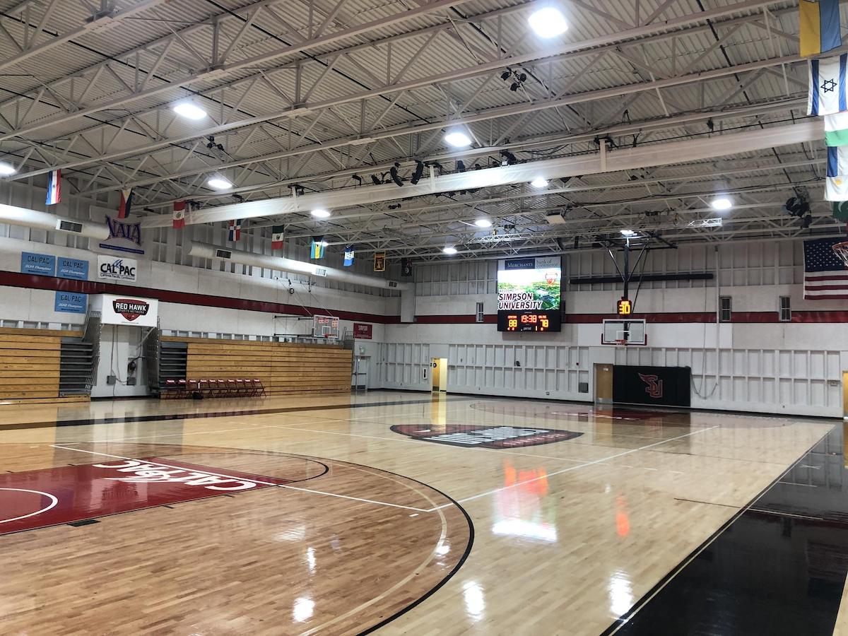 Simpson University Mascot Logo