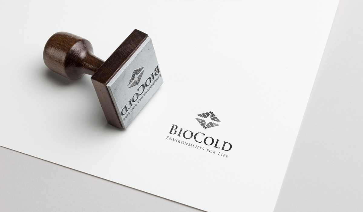 BioCold manufacturer logo design