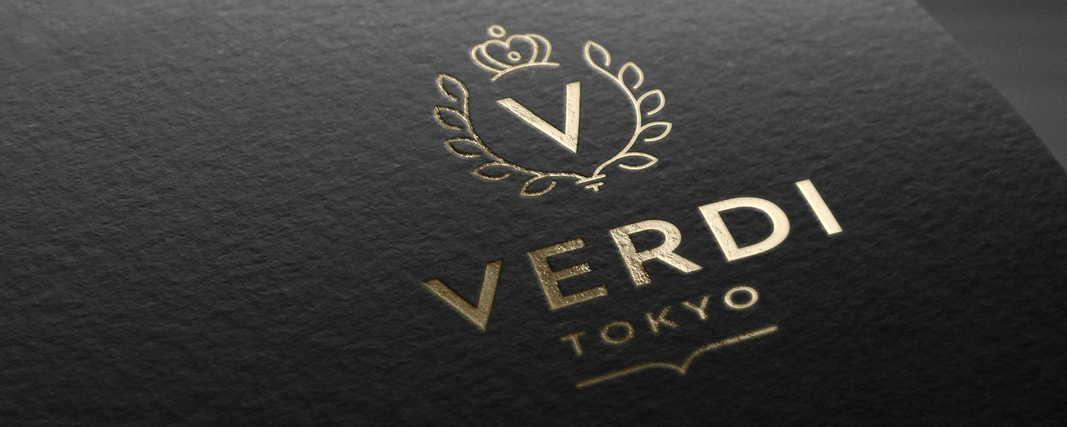 Verdi Tokyo brand identity system