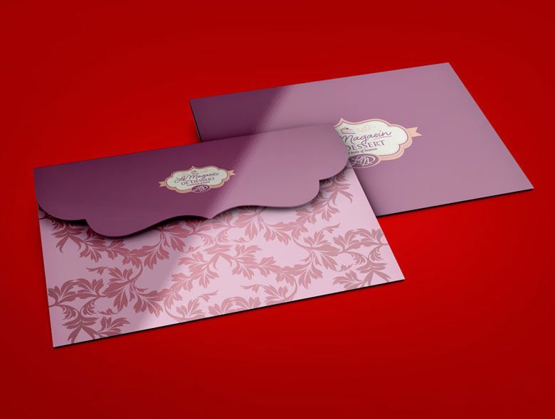 Le Magasin de Dessert brand identity system